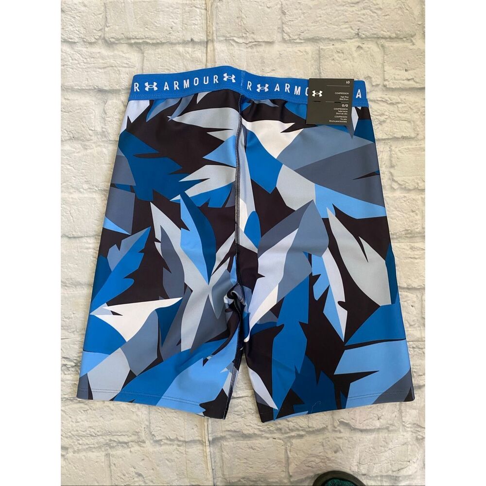 Under Armour women L compression high rise bike shorts multi color - Picture 4 of 7